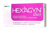 Hexagyn Duo 10 globulek dopochwowych po 2 g