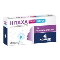 Hitaxa Fast Junior, tabletki ulegające rozpadowi w jamie ustnej, 10 szt.