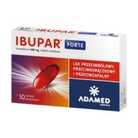 Ibupar Forte, 400 mg, tabletki powlekane, 10 szt.