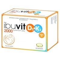 Ibuvit D3 2000 + K2 MK-7 Omega-3  30 kapsulek
