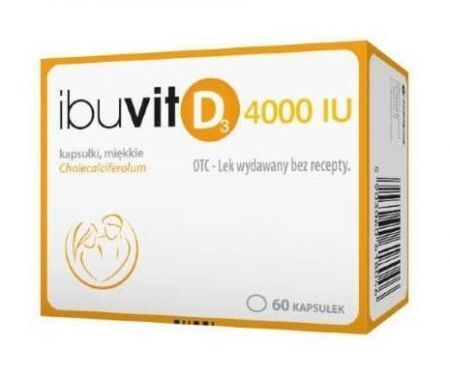 Ibuvit D3 4000 IU, kapsułki miękkie, 60 szt.