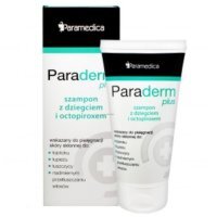Paraderm Plus, szampon przeciwłupieżowy z dziegciem i octopiroxem, 150 ml