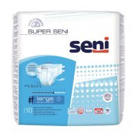 SENI Super Air, Pieluchomajtki rozmiar L, 1 sztuka
