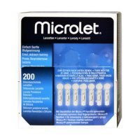 Lancety MICROLET Szare 200 sztuk