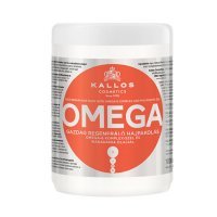 Kallos Omega, z kompleksem Omega-6 i olejem makadamia, do włosów łamiących się, 1000 ml