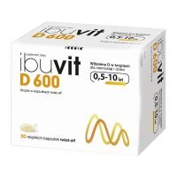 Ibuvit D 600, witamina D dla niemowląt i dzieci, kapsułki twist off, 30 szt.