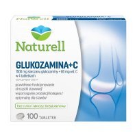 Naturell Glukozamina+C 100 tabletek