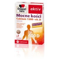 Doppelherz aktiv Mocne kości Calcium1500+Vitamina D, 60 tabletek