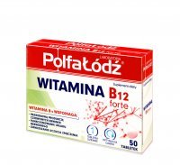 Vitaminum B12 Forte Polfa-Łódź 50 tabletek