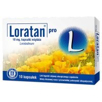 Loratan pro, 10 mg, kapsułki miękkie, 10 szt.