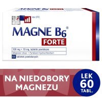 Magne B6 Forte 100 mg + 10 mg 60 tabletek