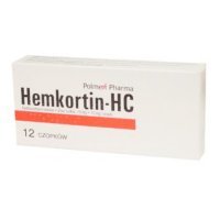 Hemkortin-HC 12 czopków doodbytniczych