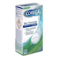 Corega Tabs Bio Formula tabletki do czyszczenia protez 136 sztuk IR