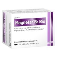 Magnefar B6 Bio x 50 tabletek