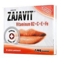 ZAJAVIT (Vitaminum  B2+C+E+Fe) 30tabl#
