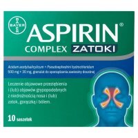 Aspirin Complex Zatoki,10 saszetek