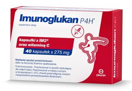 Imunoglukan P4H, kapsułki, 40 szt.
