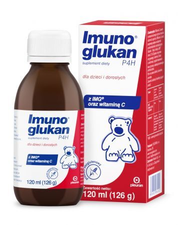 Imunoglukan, syrop dla dzieci, 120 ml