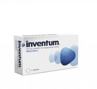 Inventum, 25 mg, tabletki do rozgryzania i żucia, 4 szt.