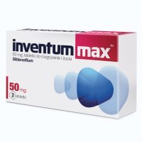 Inventum Max, 50 mg, tabletki do rozgryzania i żucia, 2 szt.