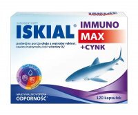 Iskial Immuno Max + Cynk, kapsułki, 120 szt.