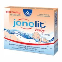 Jonolit baby, elektrolity dla dzieci od urodzenia, 10 saszetek data 28.02.2022