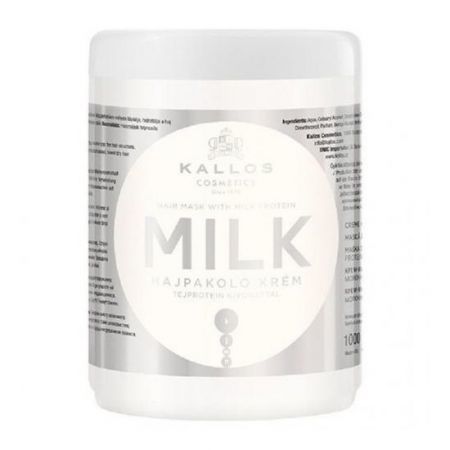 Kallos Milk, maska nawilżająca i odżywiająca włosy, 1000 ml