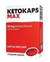 Ketokaps Max, 50 mg, kapsułki miękkie, 10 szt.
