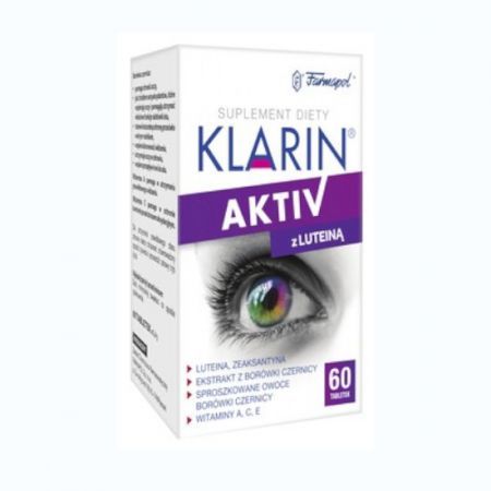 Klarin Active z luteiną 60 tabletek