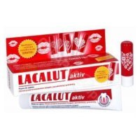 Lacalut Activ Zestaw Pasta do zębów +Pomadka do ust