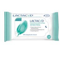 Lactacyd antibacterial, chusteczki do higieny intymnej, 15 szt.