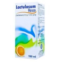 Lactulosum, 2,5 g/5 ml, syrop, 150 ml (Hasco)