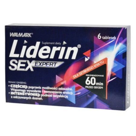 Liderin SEX EXPERT, tabletki, 6 szt.