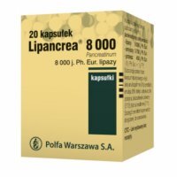 Lipancrea  8000 j. 20 kapsułek