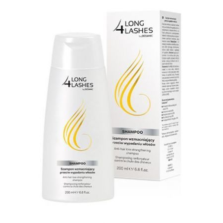 Long4 Lashes, szampon wzmacniający przeciw wypadaniu włosów,  200 ml
