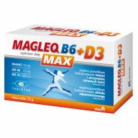 Magleq B6 Max +D3 tabl. 45 tabl.