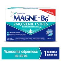 Magne-B6 Zmęczenie i Stres, tabletki powlekane, 30 szt.