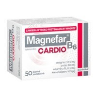 Magnefar B6 Cardio 50 tabletek