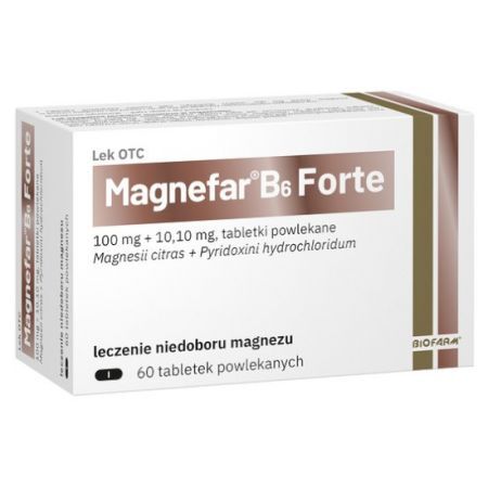 Magnefar B6 Forte x 60 tabletek