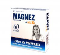 Magnez + witamina B6 Polski lek 60 tabletek
