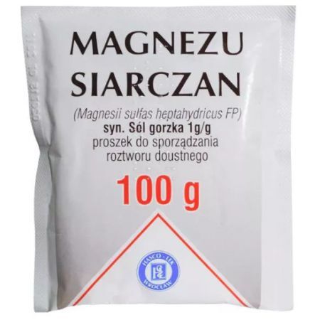 Magnezu siarczan proszek do sporządzania roztworu 100 g
