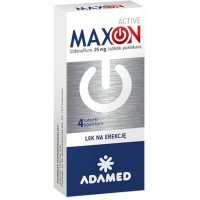 Maxon Active, 25 mg, tabletki powlekane, 4 szt.