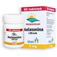 Melatonina LEK-AM 3 mg, 60 tabletek