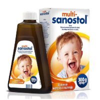 Multi-Sanostol, syrop dla dzieci powyżej 1 roku, 300 g