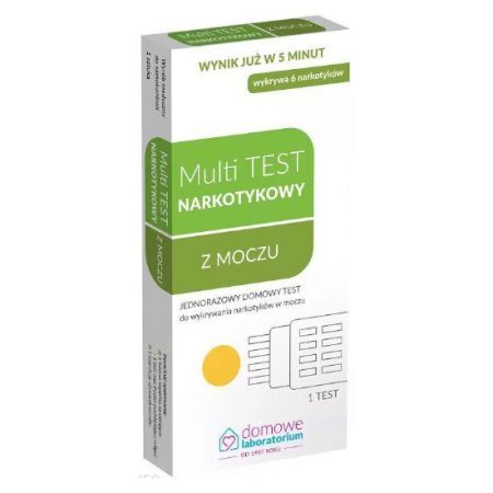 Multi Test do wykrywania narkotyków w moczu, 1 szt.
