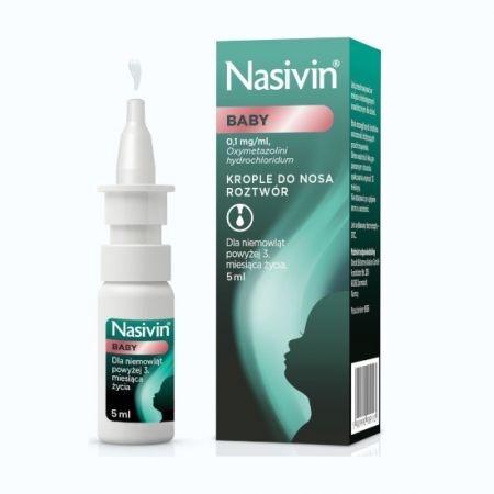 Nasivin Baby 0,1 mg/ml krople do nosa 5 ml