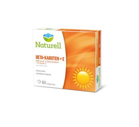 Naturell Beta-karoten + E 60 tabletek