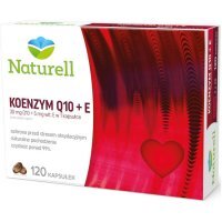 Naturell Koenzym Q-10 + E 30 mg 120 kapsułek