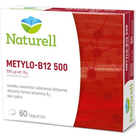 Naturell Metylo B 12 500 60 tabletek