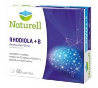 Naturell Rhodiola + B, tabletki, 60 szt.
